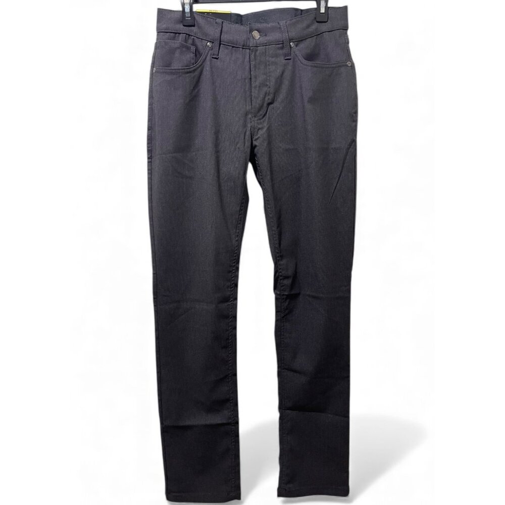 US Urban Star NWT Pants Stretch Relaxed Fit Straight Leg Dark Gray Size 32x34